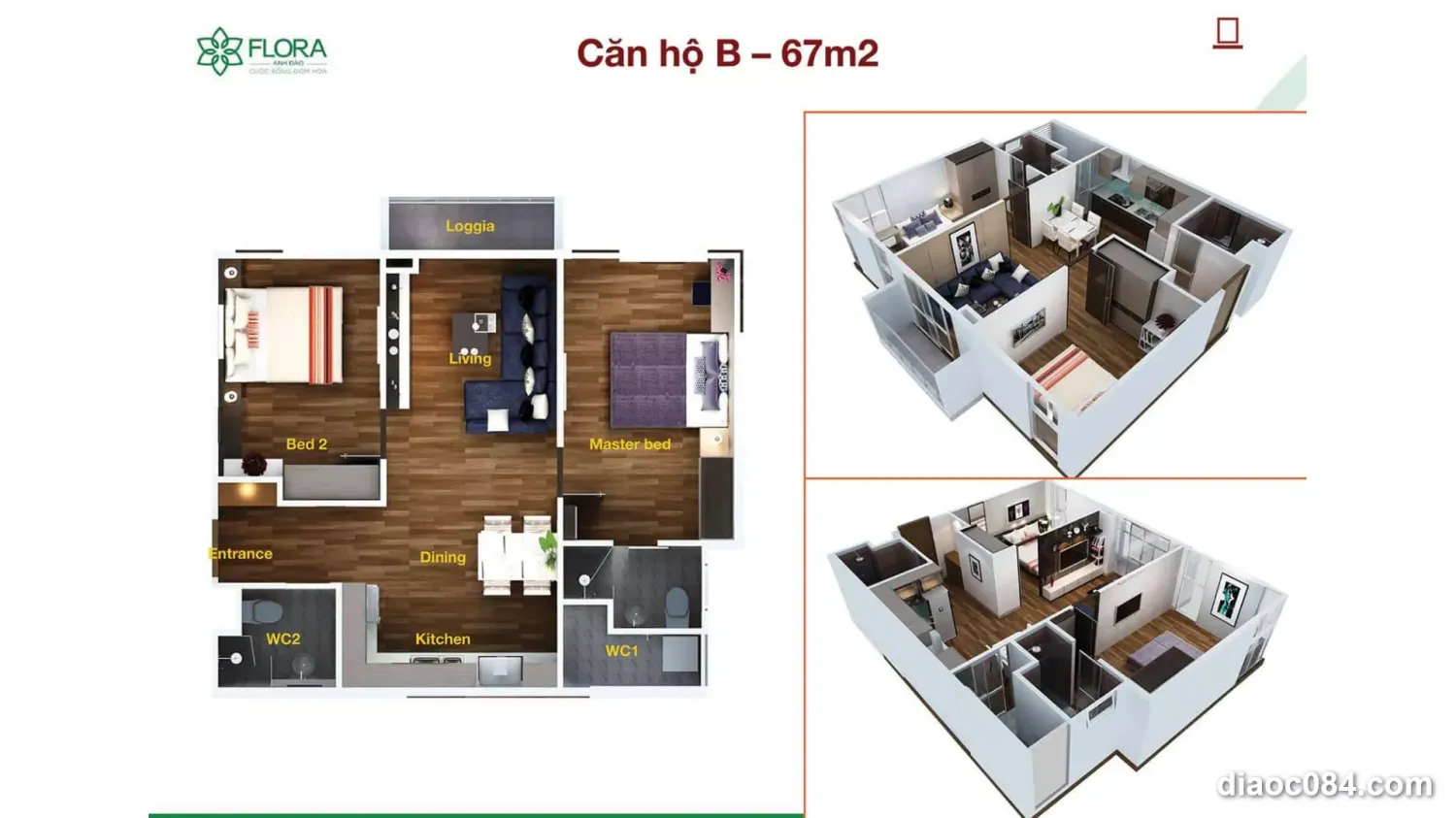 2 bedrooms Apartment in Thu Duc, Ho Chi Minh, Vietnam No. 30656