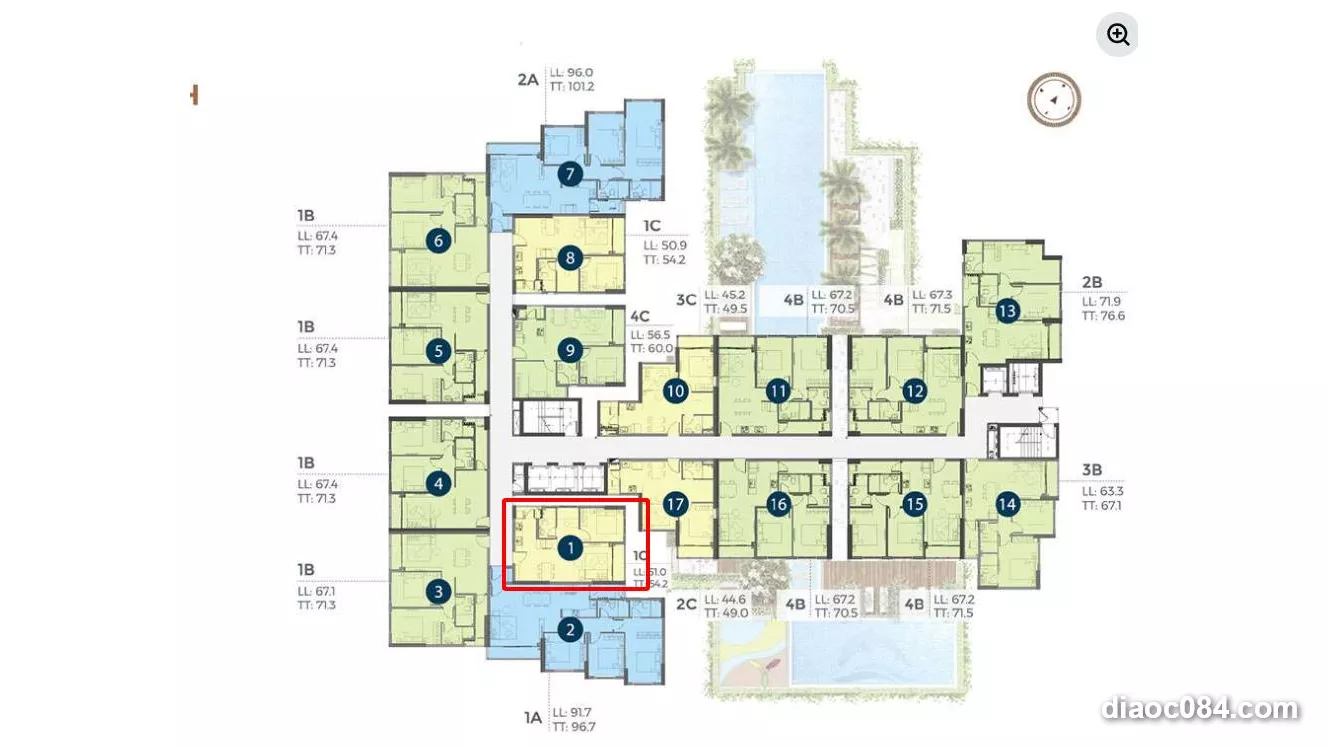 1 bedroom Apartment in Thu Duc, Ho Chi Minh, Vietnam No. 30638