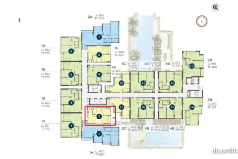 1 bedroom Apartment in Thu Duc, Ho Chi Minh, Vietnam No. 30638