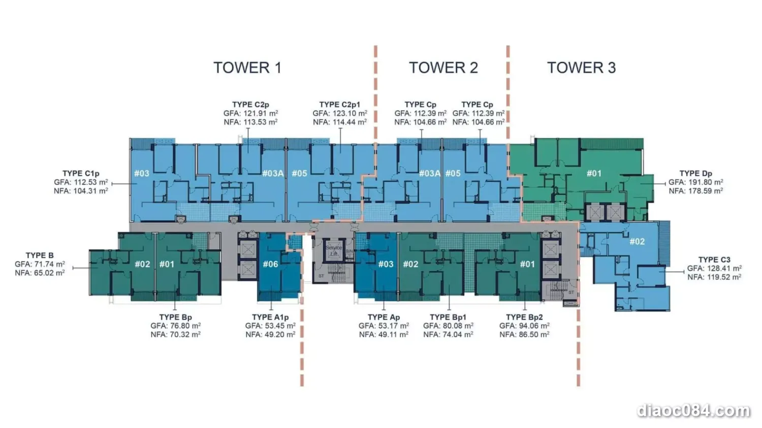 3 bedrooms Apartment in Thu Duc, Ho Chi Minh, Vietnam No. 30491