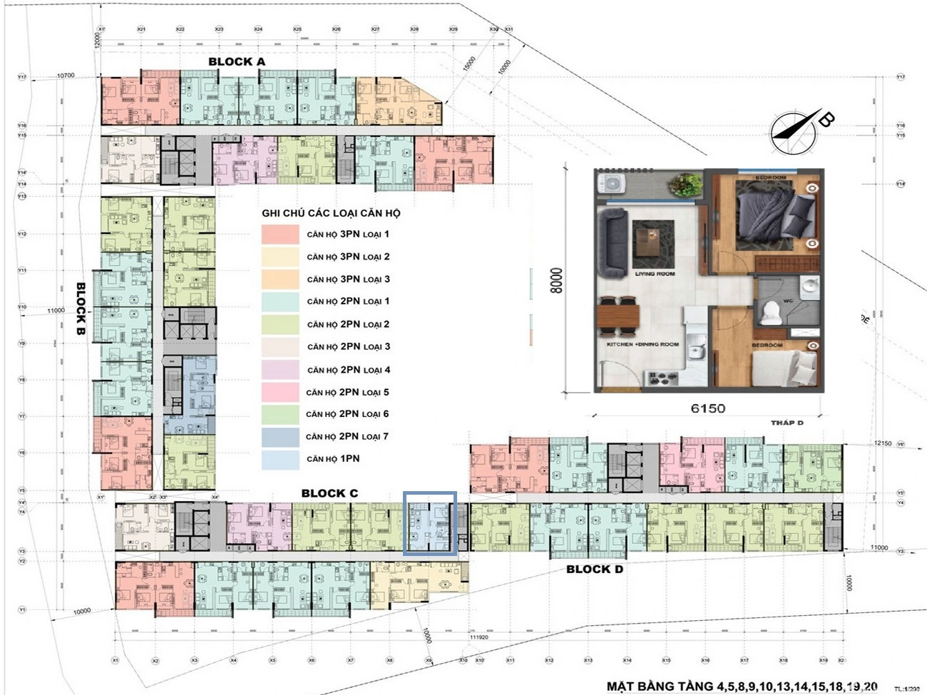 2 bedrooms Apartment in Thu Duc, Ho Chi Minh, Vietnam No. 29612