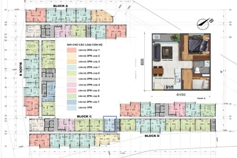 2 bedrooms Apartment in Thu Duc, Ho Chi Minh, Vietnam No. 29612