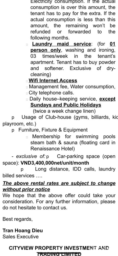 1 bedroom Apartment in District 1, Ho Chi Minh, Vietnam No. 31277