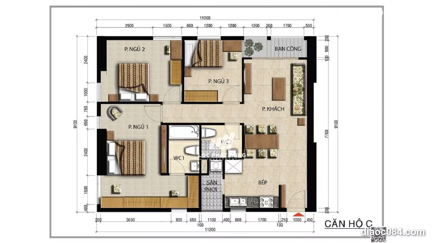 3 bedrooms Apartment in Thu Duc, Ho Chi Minh, Vietnam No. 30468