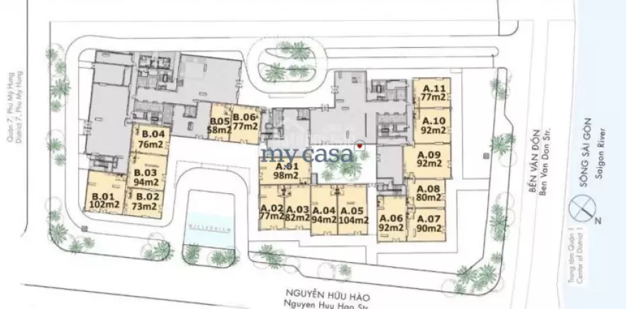 1 bedroom Shop in District 4, Ho Chi Minh,  No. 11194