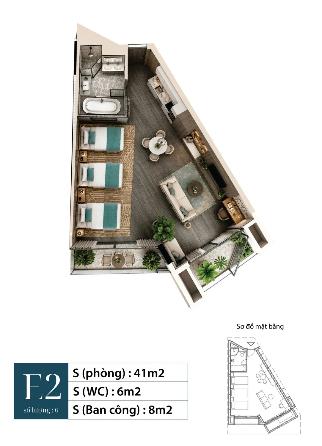 1 bedroom Apartment in Da Nang, Vietnam No. 30345