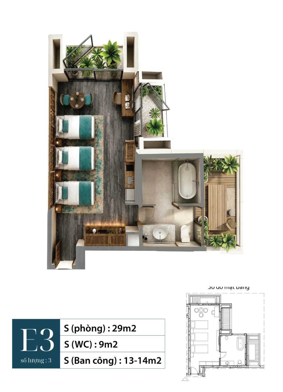 1 bedroom Apartment in Da Nang, Vietnam No. 30345