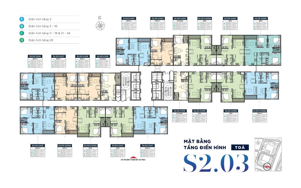 1 bedroom Condo in Nam Tu Liem, Ha Noi, Vietnam No. 17903