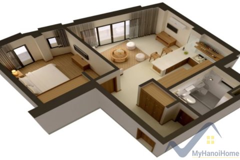 1 bedroom Apartment in Tay Ho, Ha Noi, No. 20212 10