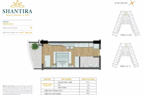 Квартира студия в Дананг , № 29359 20