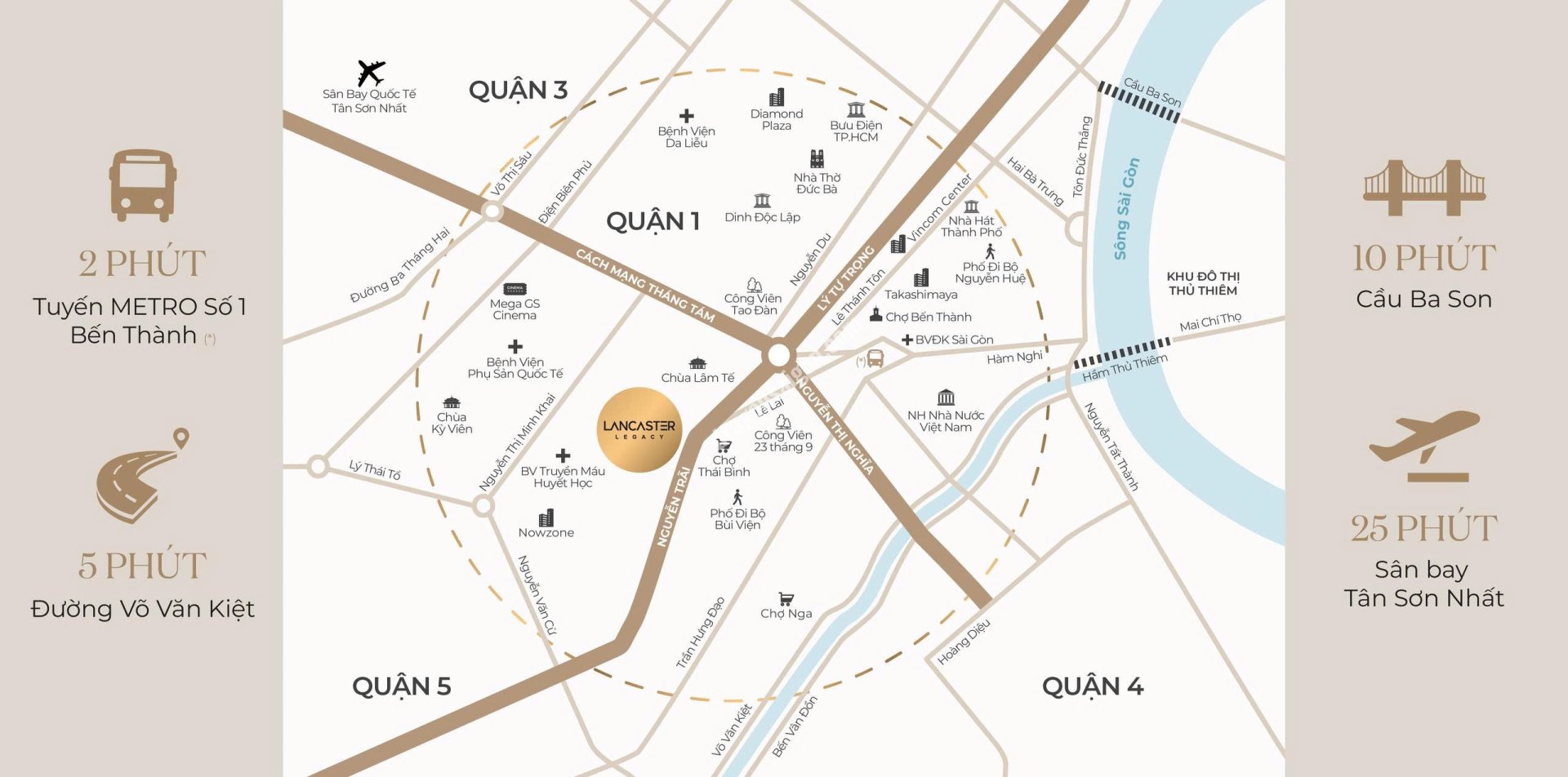 2 bedrooms Apartment in District 1, Ho Chi Minh, Vietnam No. 30290