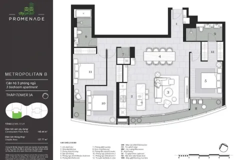 3 bedrooms Apartment in Binh Thanh, Ho Chi Minh, No. 27366 13