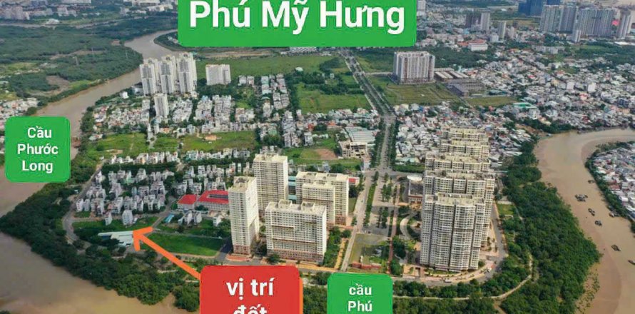 Земельный участок 90м2 в Район 7, Хошимин ,  № 25138