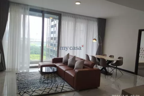 Квартира с 3 спальнями в Тхудык, Хошимин , № 12645 16