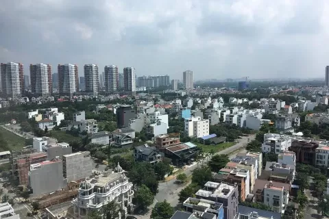 Квартира с 2 спальнями в Тхудык, Хошимин , № 12263
