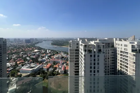 Квартира с 3 спальнями в Тхудык, Хошимин ,  № 27465 3