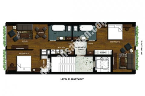 43m2 Apartment in District 1, Ho Chi Minh, No. 15488 5