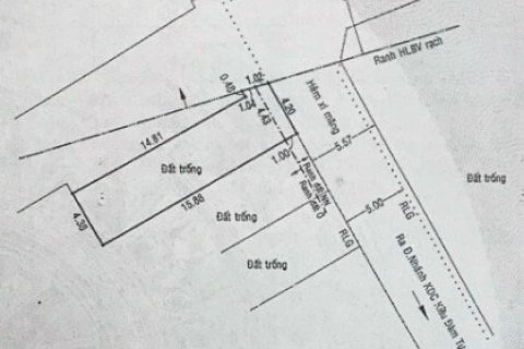 Земельный участок 67.2м2 в Район 7, Хошимин ,  № 17679