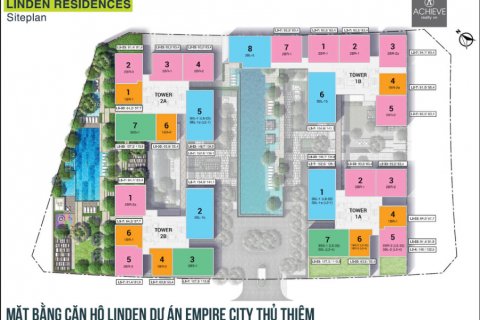 Кондоминиум с 3 спальнями в Empire City в Хошимин , № 18550 6