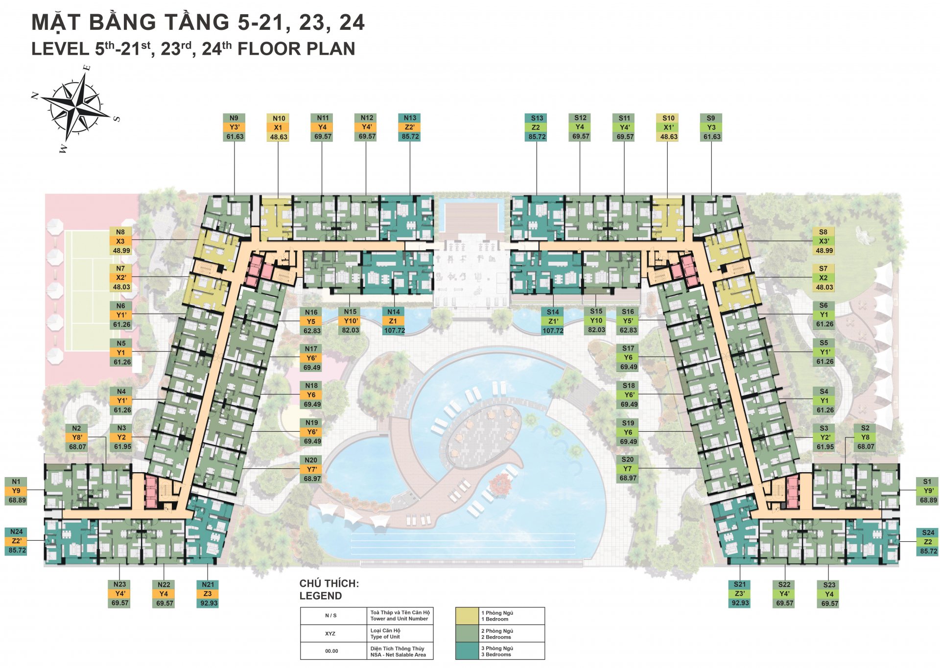 1 bedroom Condo in Midori Park The Glory in Thu Dau Mot, Vietnam No. 18556