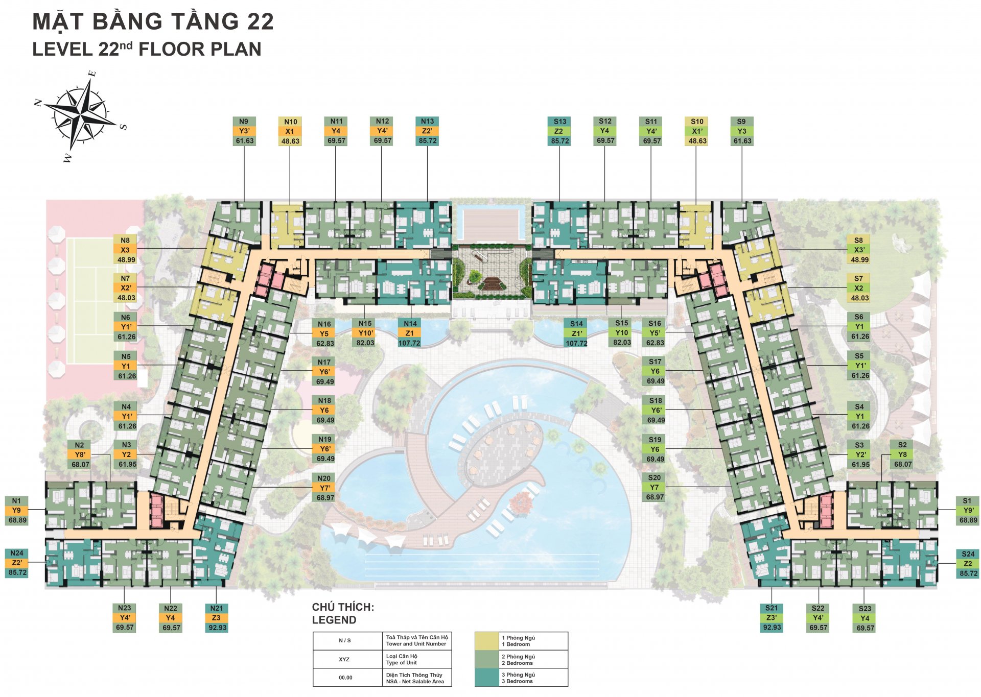 1 bedroom Condo in Midori Park The Glory in Thu Dau Mot, Vietnam No. 18556
