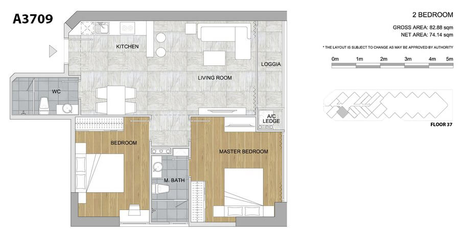 2 bedrooms Apartment in Nha Trang, Vietnam No. 16088