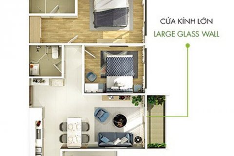 2 bedrooms Apartment in Thu Duc, Ho Chi Minh, No. 21645 6