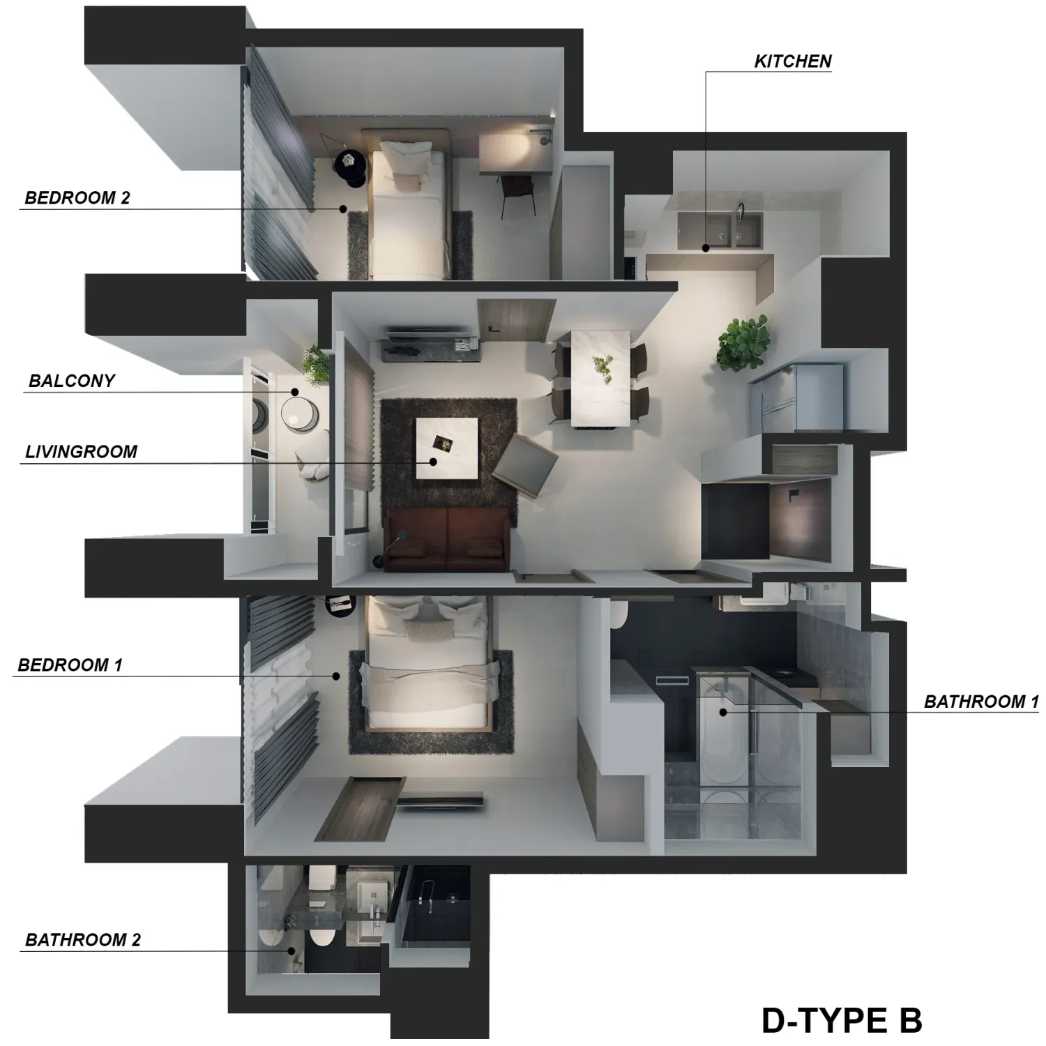 2 bedrooms Apartment in Hai Chau, Da Nang, Vietnam No. 29987