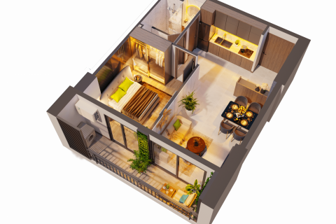 1 bedroom Condo  in Midori Park The Glory in Thu Dau Mot,  No. 24850