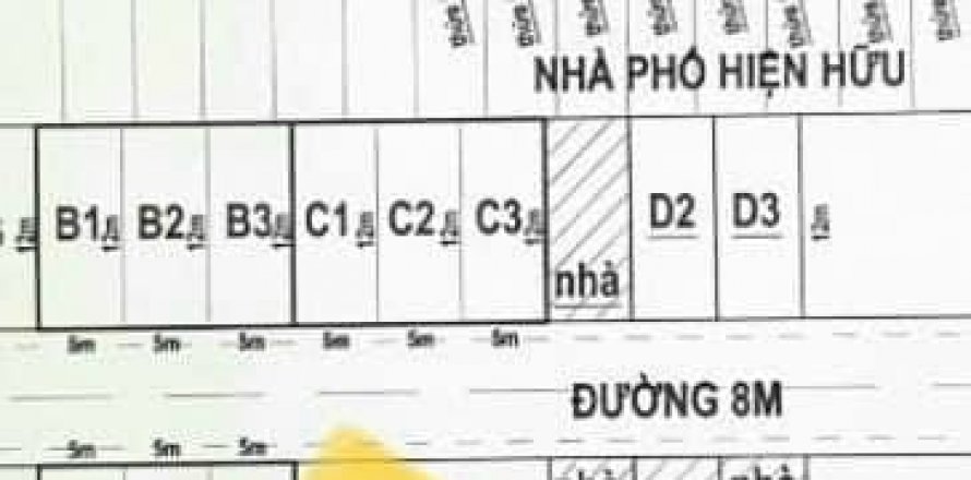 Земельный участок 60м2 в Район 7, Хошимин ,  № 8935