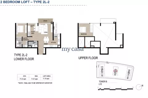 2 bedrooms Apartment in Thu Duc, Ho Chi Minh,  No. 11132 2